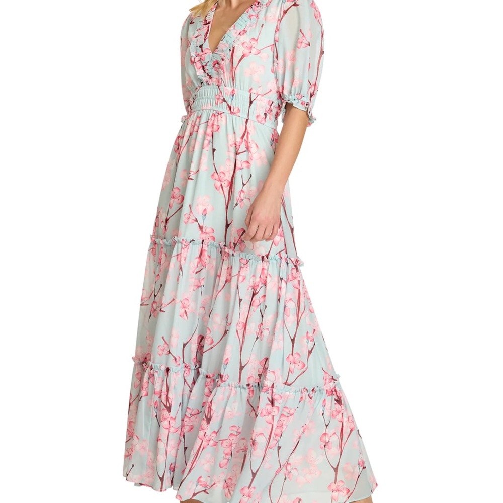 Trish Scully CAPUCINE DRESS CHERRY BLOSSOM
